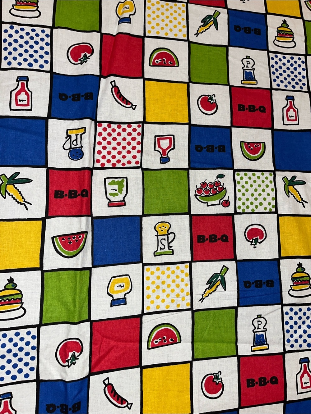 Picnic tablecloth/tablecloth 1990s mint condition